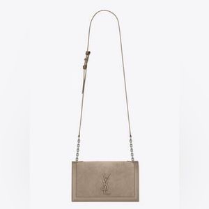 Saint Laurent “Book Bag” model in Suede and Matte Leather